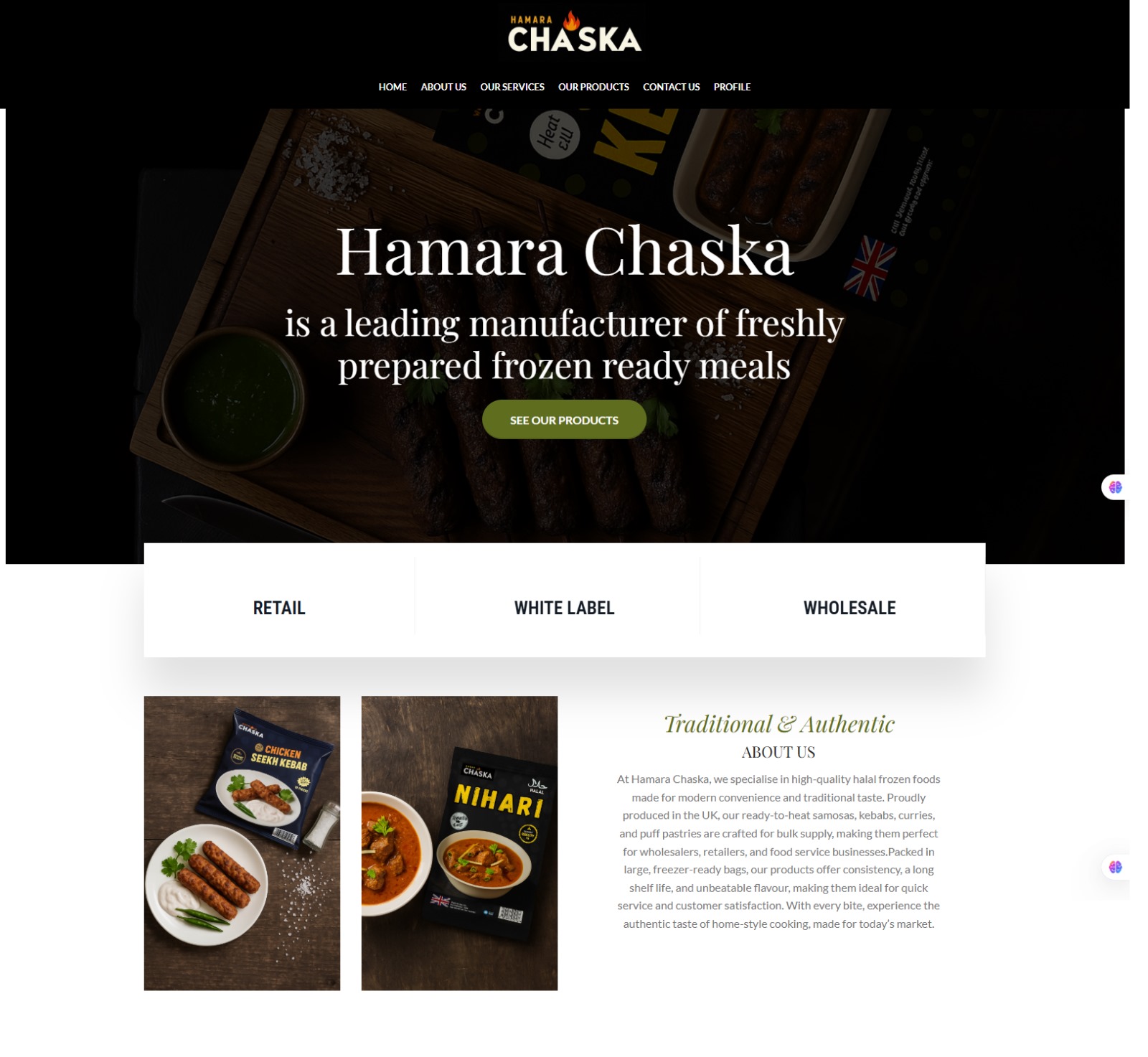 Branded packaging and graphic designing for Hamara Chaska food brand in Milton Keynes.