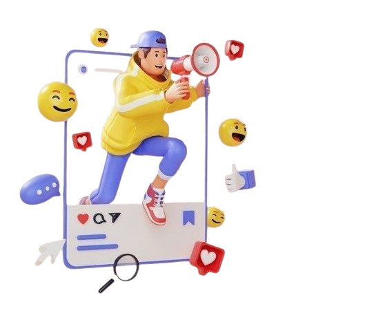 FAQ illustration about brand identity, logo design, and graphic design services in Milton Keynes